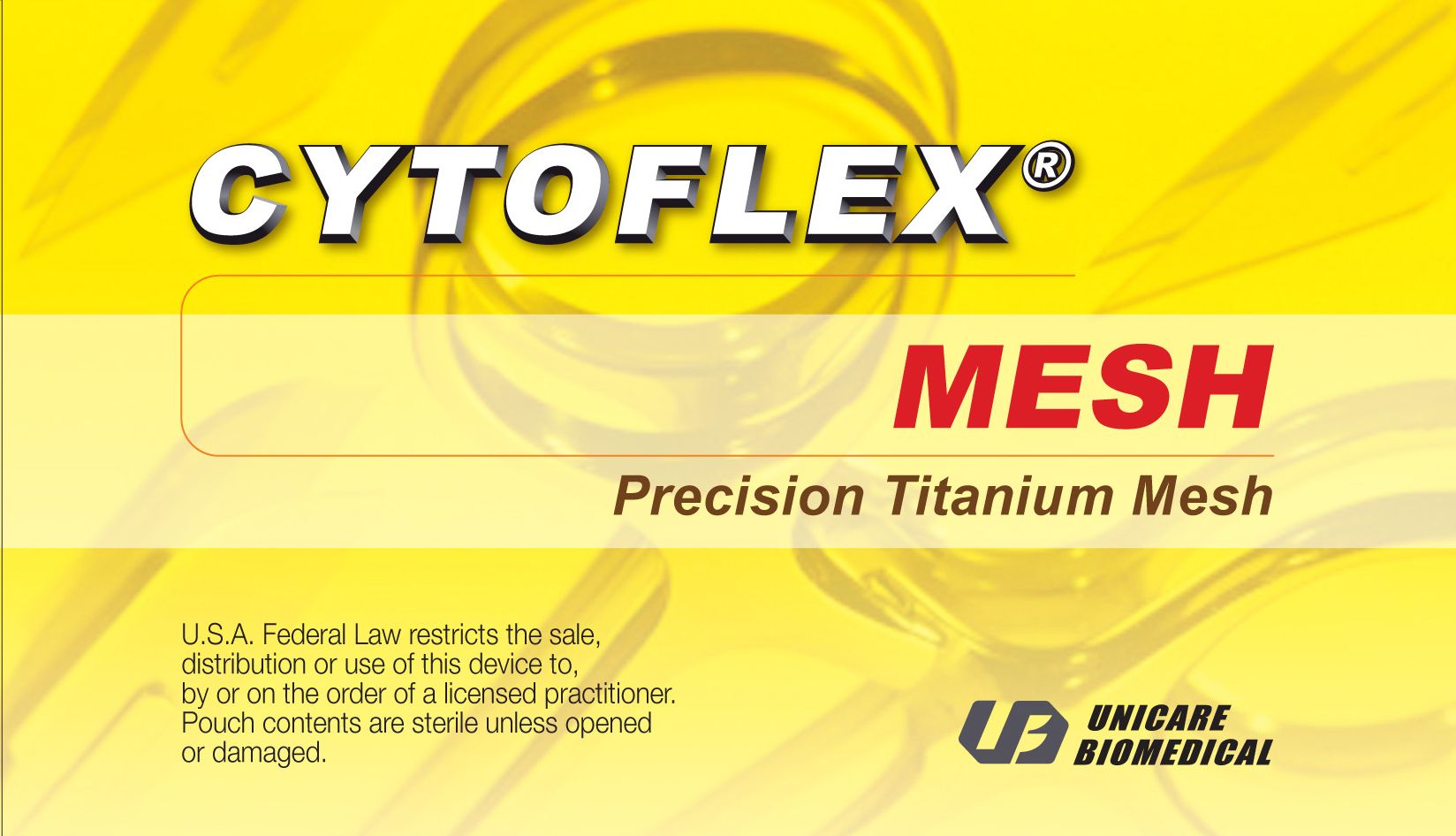 CytoFlex Mesh M4-100, 12x25x0.1mm, 1/pk - Click Image to Close